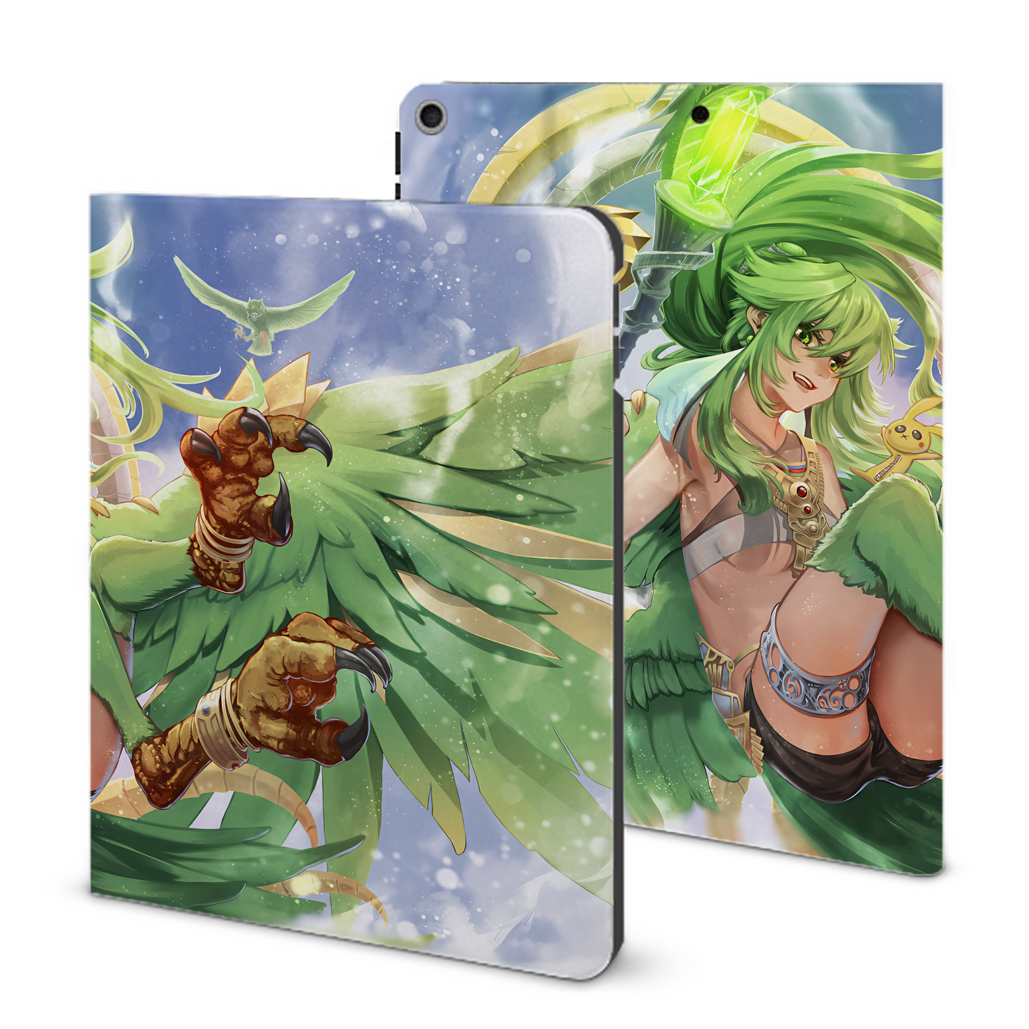 （画像用） 遊☆戯☆王 Yu-Gi-Oh! IPad ケース ブック型 PUレザー TPU 耐衝撃 軽量 薄型 ペン収納なし 全面保護 IPad 各モデル対応